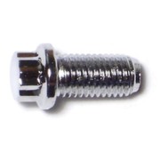 MIDWEST FASTENER 5/16"-24 Flange Bolt, Chrome Plated Steel, 5/8 in L, 10 PK 75181